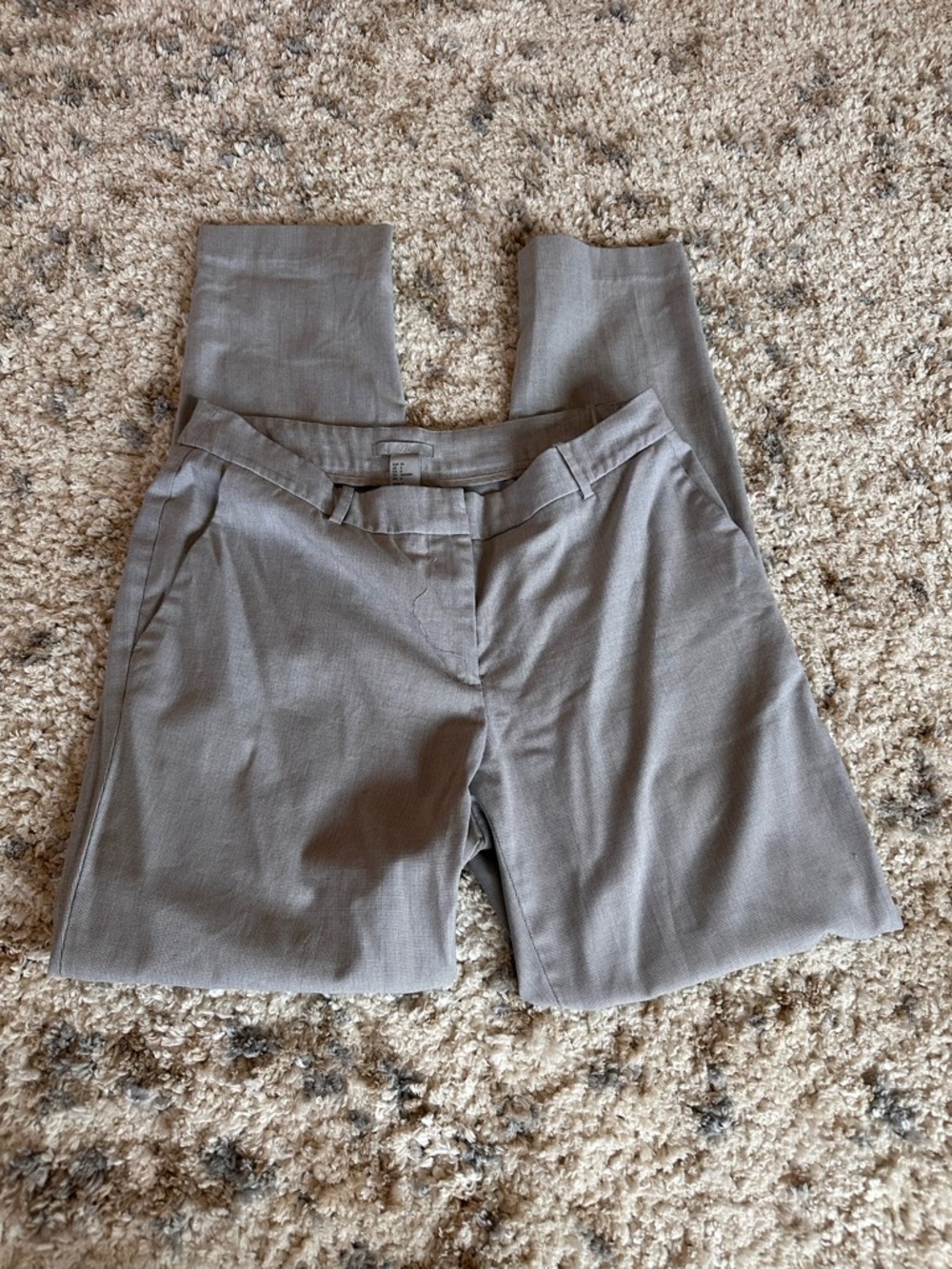 H&M Women’s Gray Dress Pants - Classic Straight Fit